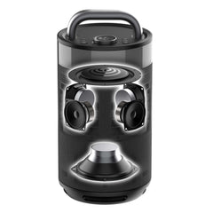 Epic Party Portable Bluetooth Speaker Black