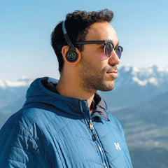 Rewind2 Wireless Retro Headphones Black